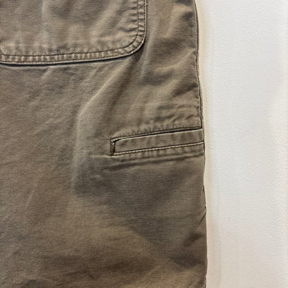 00's Carhartt カーハート ダック ハーフパンツ ブラウン系 (サイズ不明 w35相当)/B4028P-SO