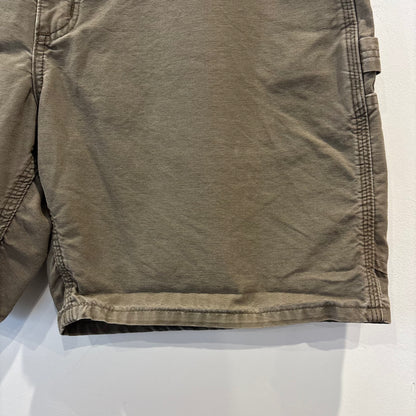 00's Carhartt カーハート ダック ハーフパンツ ブラウン系 (サイズ不明 w35相当)/B4028P-SO