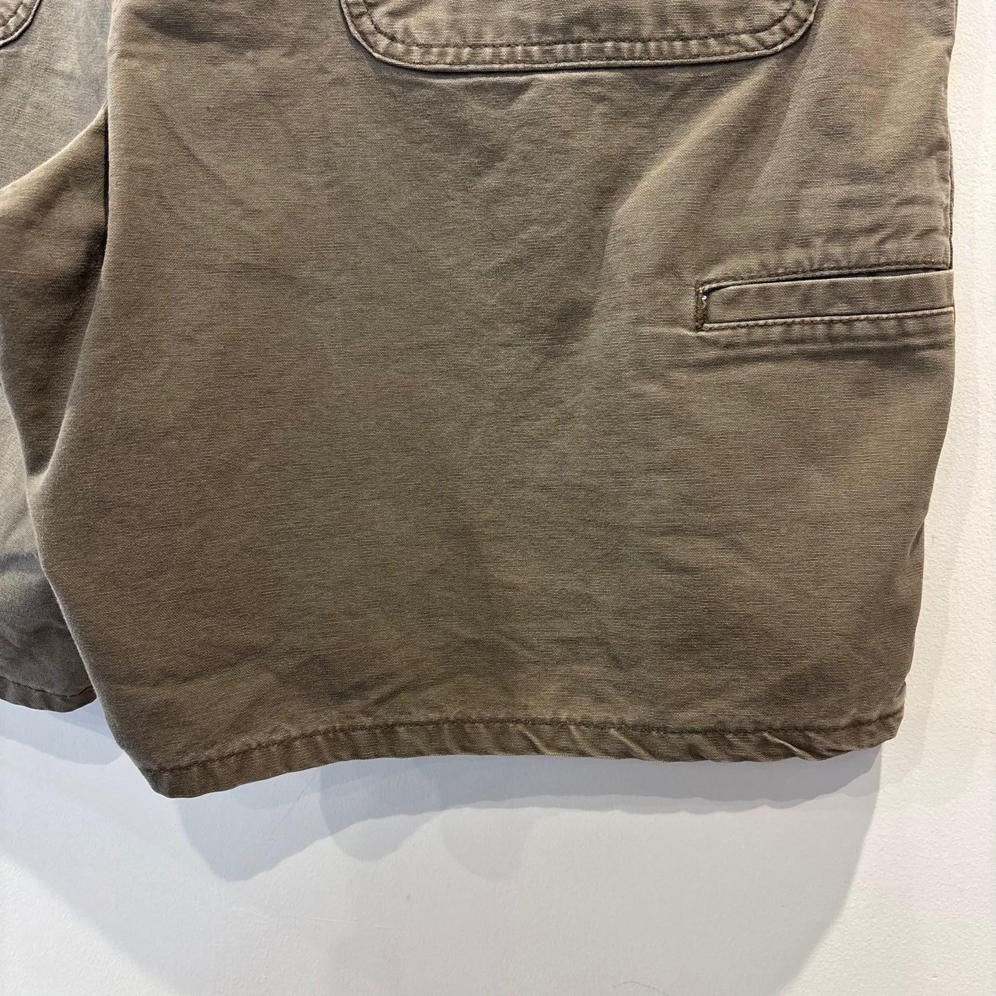 00's Carhartt カーハート ダック ハーフパンツ ブラウン系 (サイズ不明 w35相当)/B4028P-SO