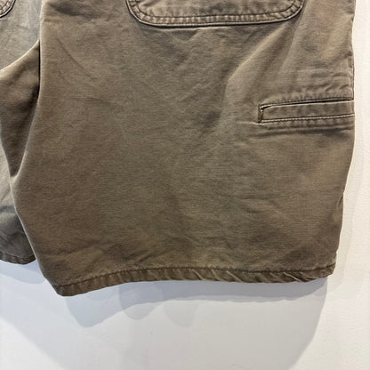 00's Carhartt カーハート ダック ハーフパンツ ブラウン系 (サイズ不明 w35相当)/B4028P-SO