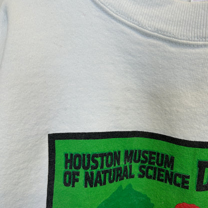 90's Fruit of the loom ダイナソーダッシュ November 7, A.D. 1992 記念スウェットシャツ 白 (XL)/B1472S-SO