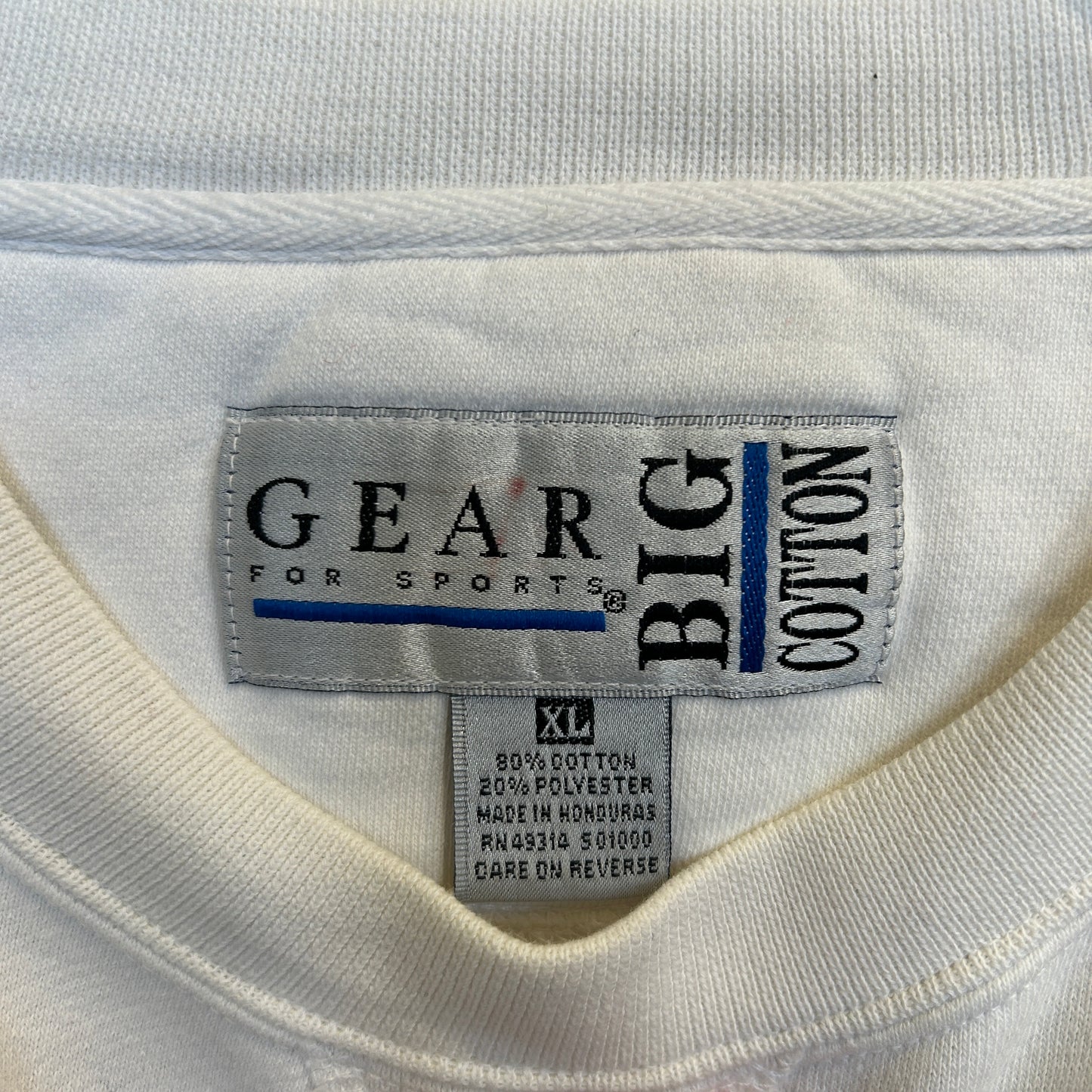 00's Gear CNN ニュースチャンネル スウェットシャツ 白 (XL)/B1256S-SO