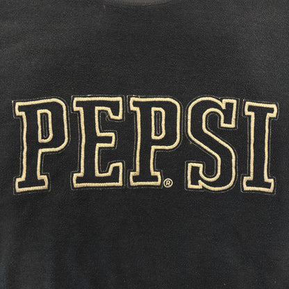 90's  PEPSI オフィシャル 企業 スウェット ネイビー L /A7676S-SO
