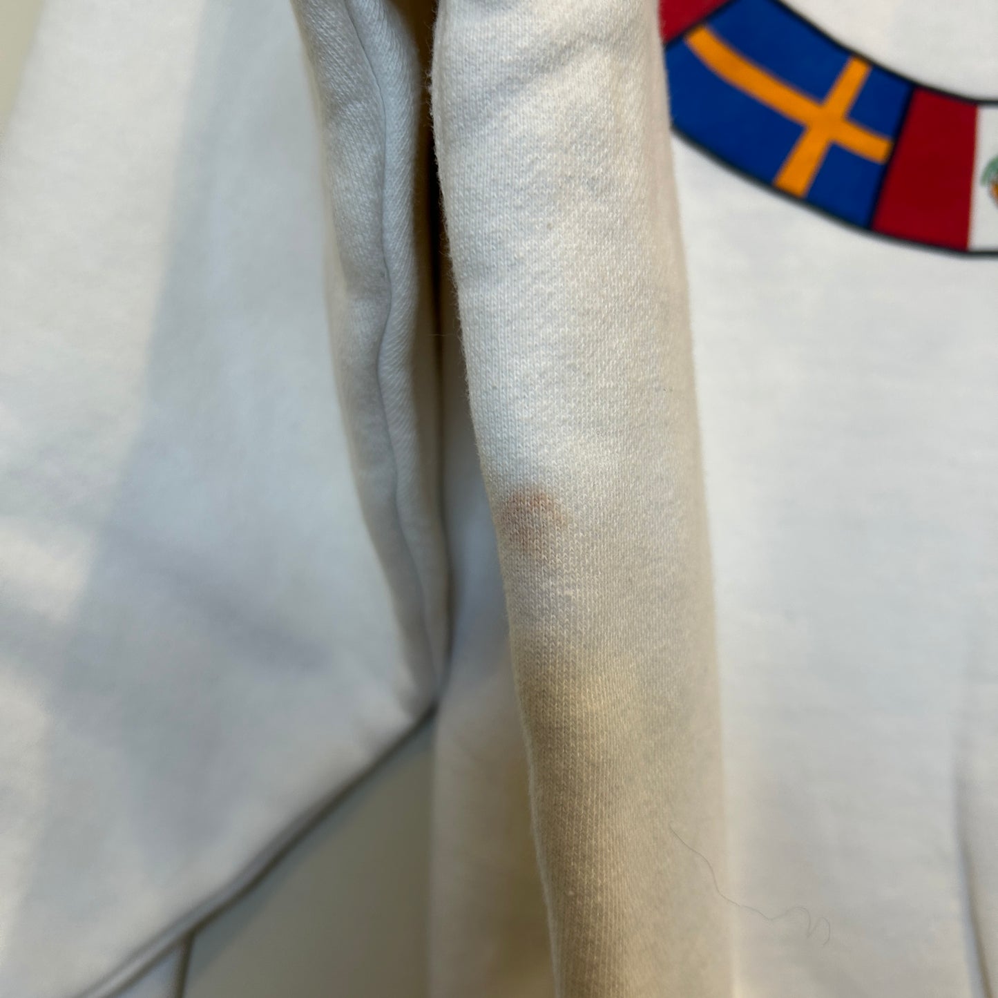 00's Gear CNN ニュースチャンネル スウェットシャツ 白 (XL)/B1256S-SO