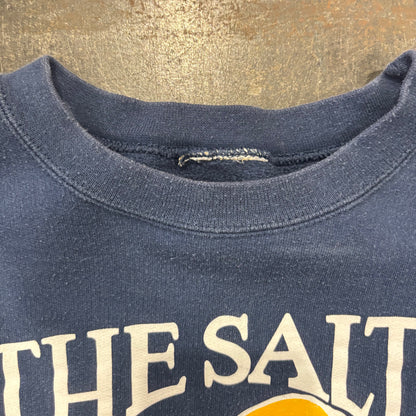 90's  THE SALTY DOG CAFE  プリントスウェット ネイビー サイズ不明 /A7851S-SO