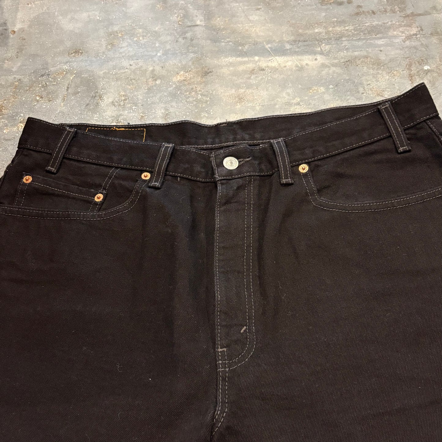 90's Levi's リーバイス 550 ブラックデニム (W38/L30) B4031P-SO
