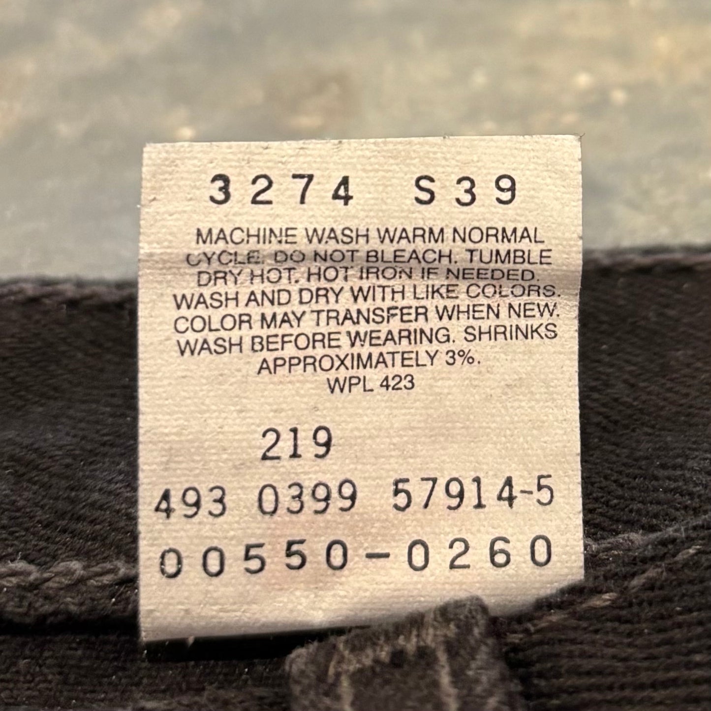 90's Levi's リーバイス 550 ブラックデニム (W38/L30) B4031P-SO