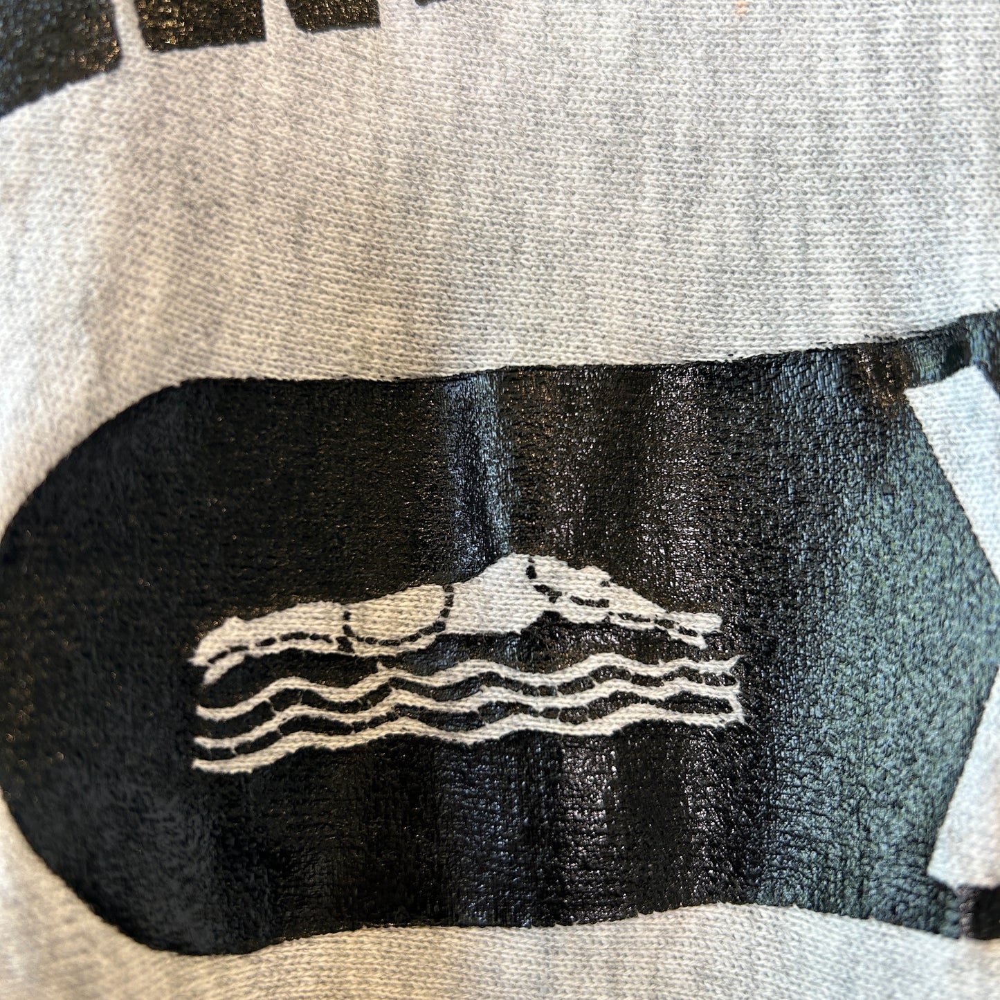80's Champion Reverse Weave  リバースウィーブ MANKATO EAST SWIMMING カプセル３段プリント グレー(XL)/C0942R