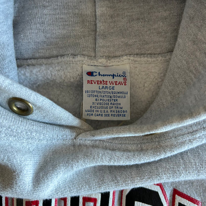 90's Champion ReverseWeave リバースウィーブ スウェットフーディー GEORGIA グレー(L)/A0165R-SO