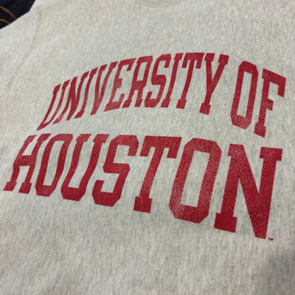 Champion Reverse weave リバースウィーブ "UNIVERSITY OF HOUSTON" カレッジスウェット グレー系 (L)/B3513S-SO