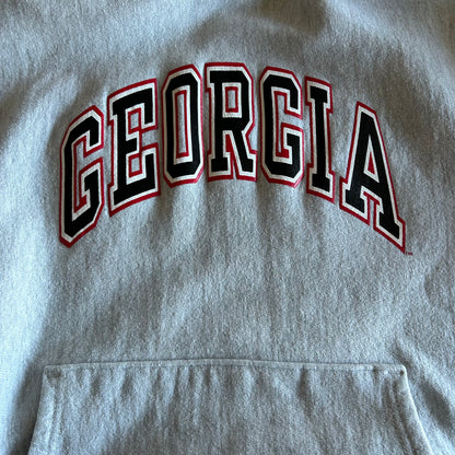 90's Champion ReverseWeave リバースウィーブ スウェットフーディー GEORGIA グレー(L)/A0165R-SO