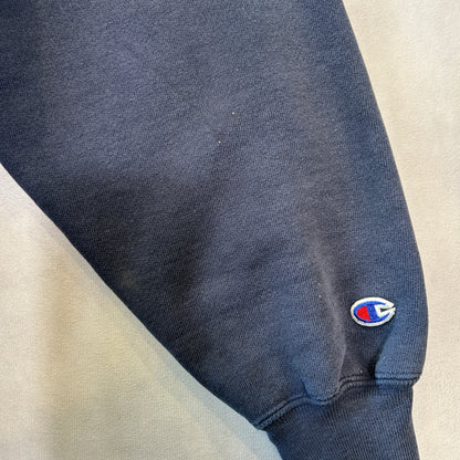 90's Champion Reverse Weave リバースウィーブ VENTNOR FIRE FIGHTER スウェットフーディー ネイビー (XL)/C0943R