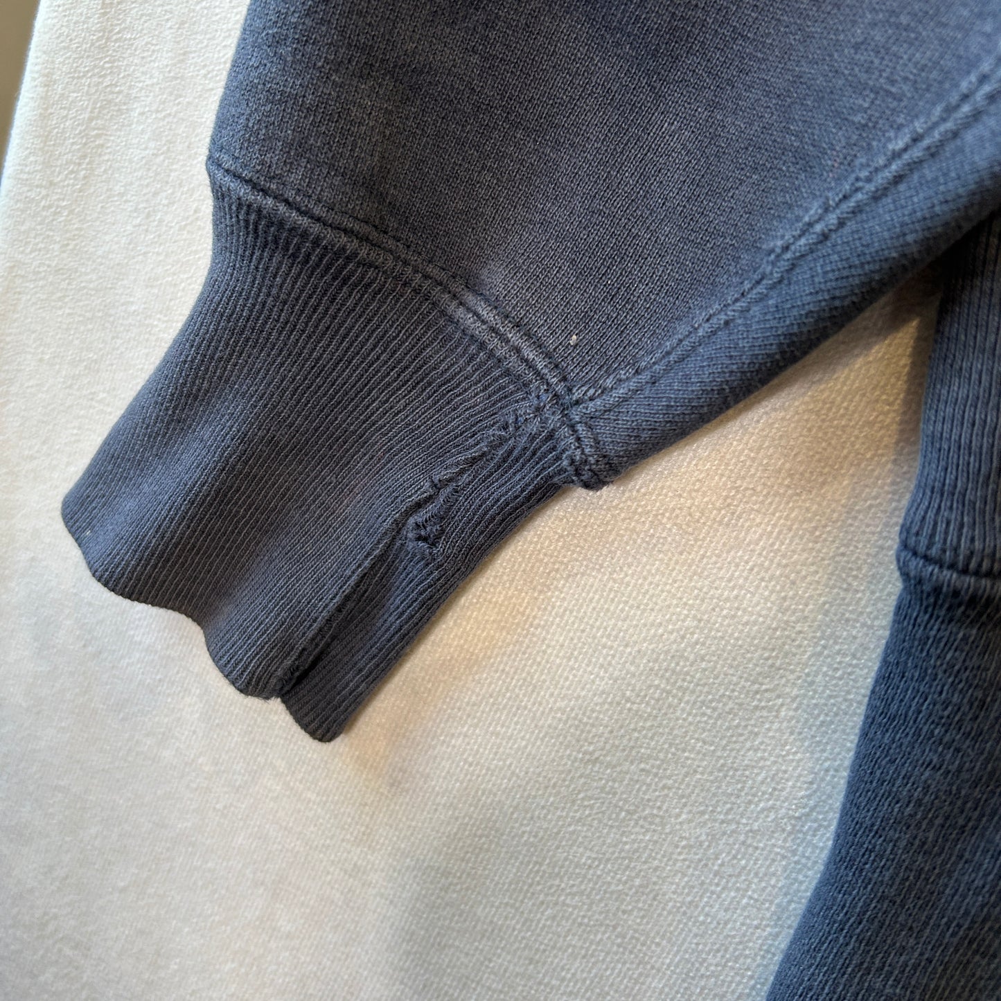 90's Champion Reverse Weave リバースウィーブ VENTNOR FIRE FIGHTER スウェットフーディー ネイビー (XL)/C0943R