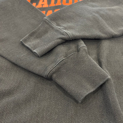 Champion Reverse weave リバースウィーブ US企画 "OKLAHOMA STATE" カレッジスウェット 黒 (M)/B3514S-SO