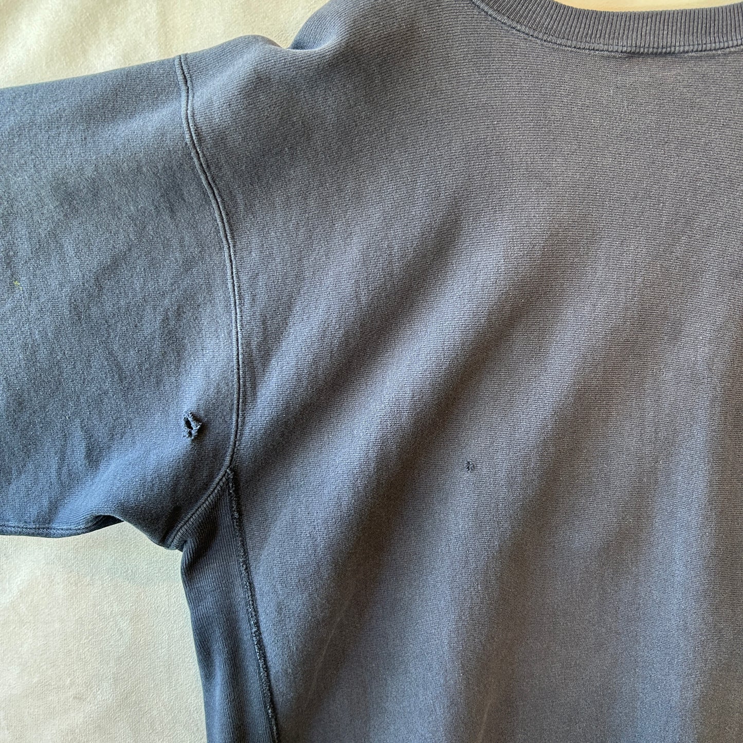 90's Champion Reverse Weave リバースウィーブ VENTNOR FIRE FIGHTER スウェットフーディー ネイビー (XL)/C0943R
