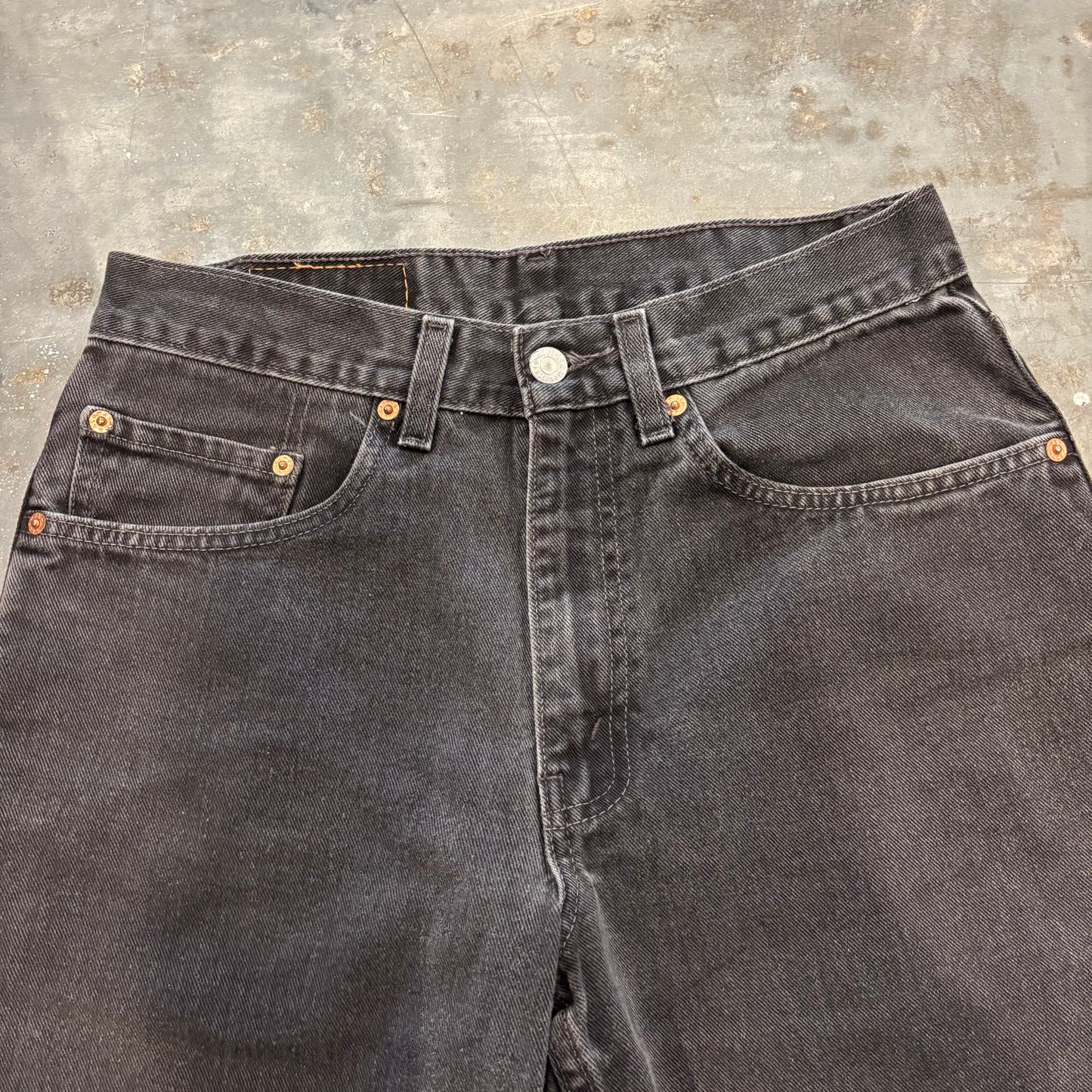00's Levi's リーバイス550 ブラックデニム スミ黒 (W31/L32) B2278P-SO