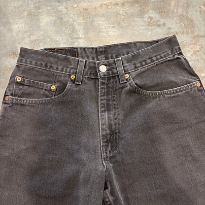 00's Levi's リーバイス550 ブラックデニム スミ黒 (W31/L32) B2278P-SO