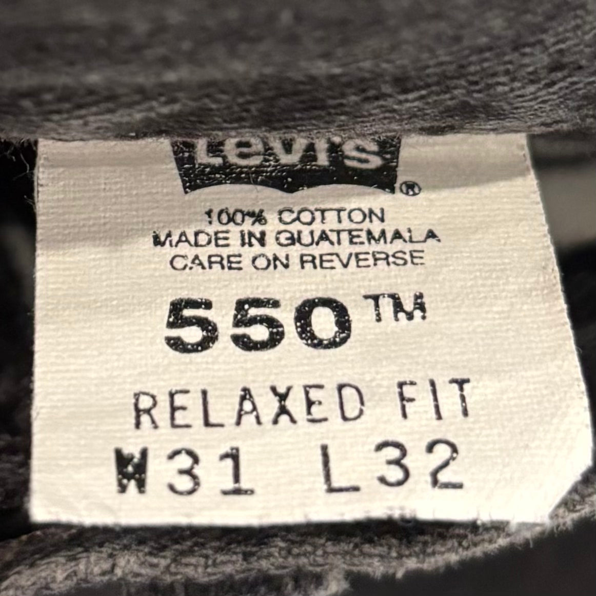 00's Levi's リーバイス550 ブラックデニム スミ黒 (W31/L32) B2278P-SO