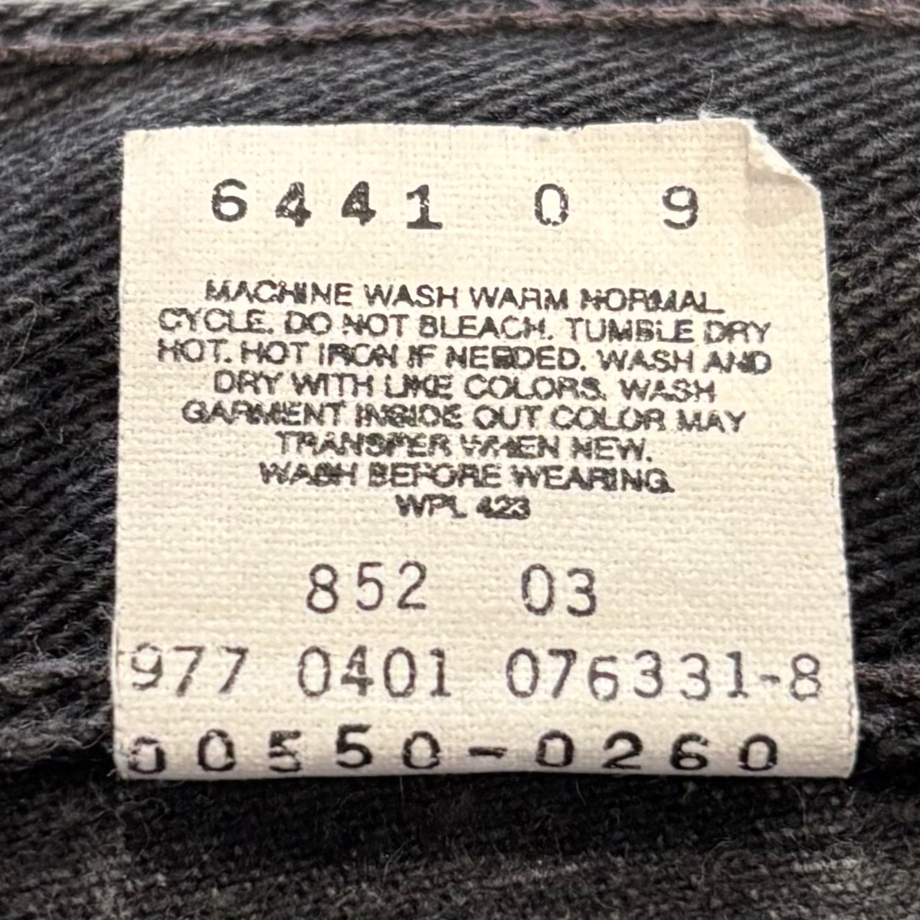 00's Levi's リーバイス550 ブラックデニム スミ黒 (W31/L32) B2278P-SO
