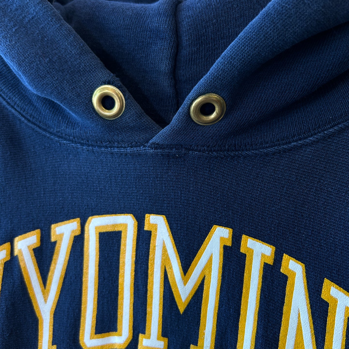 80's Champion Reverse Weave リバースウィーブ スウェットフーディー WYOMING 旧ハトメ ネイビー(M)/C0945R-SO