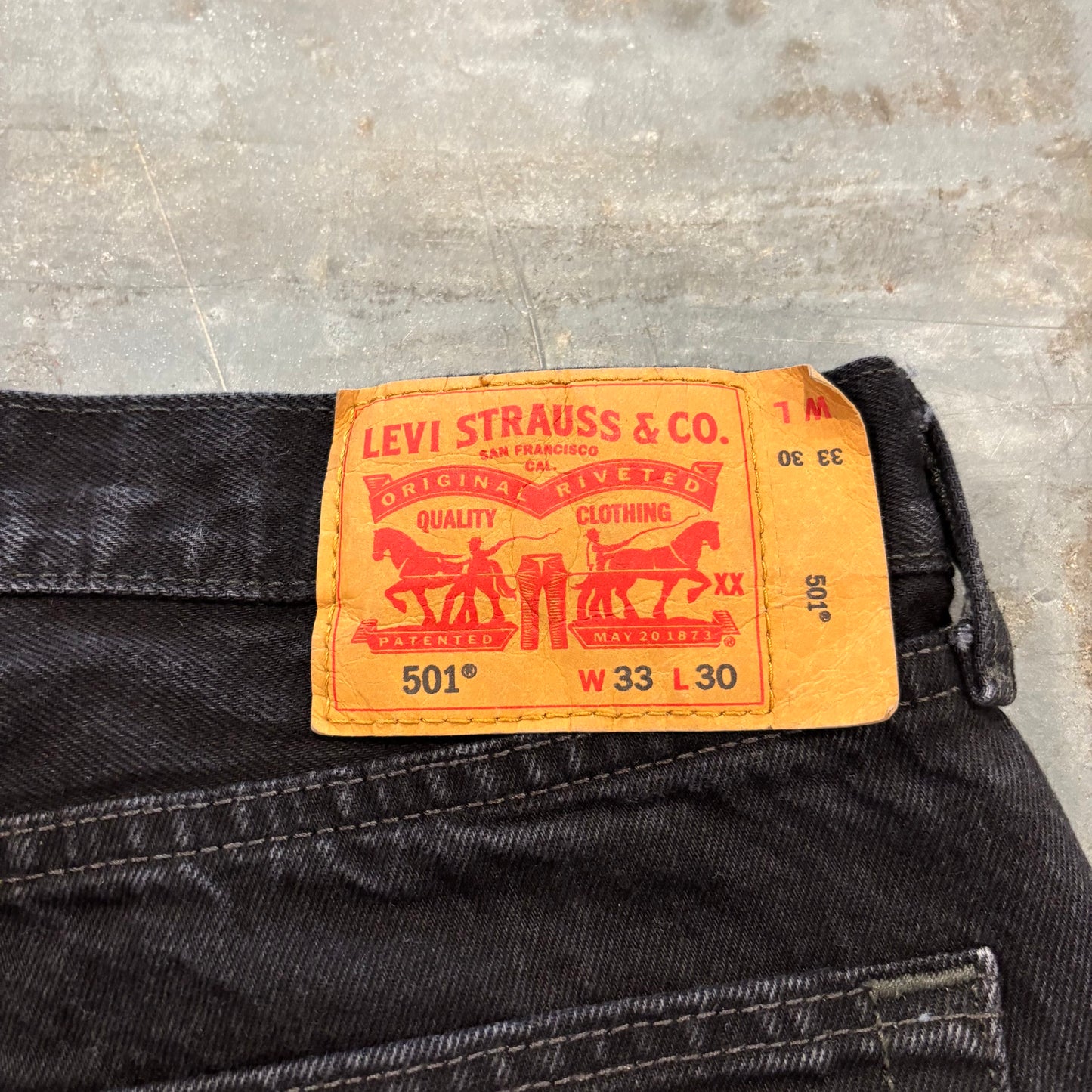 00's Levi's リーバイス550 ブラックデニム (W33/L30) B4032P-SO