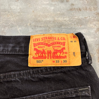00's Levi's リーバイス550 ブラックデニム (W33/L30) B4032P-SO