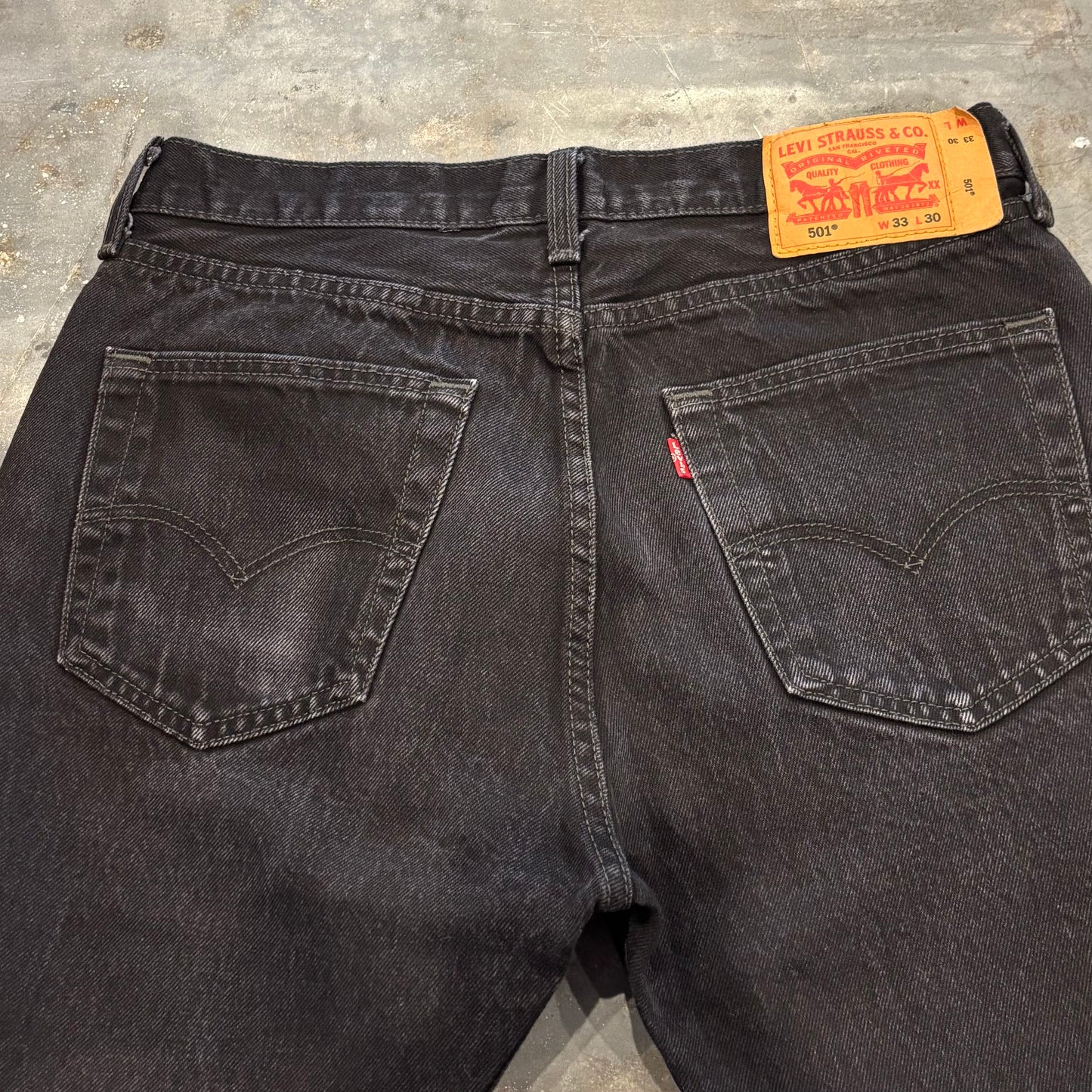 00's Levi's リーバイス550 ブラックデニム (W33/L30) B4032P-SO