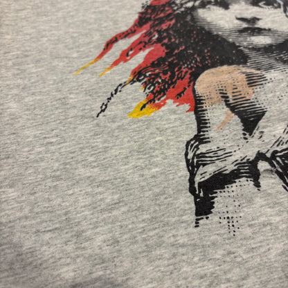 90's DEWYNTERS Les Miserables レ・ミゼラブル London コゼット ミュージカル Tシャツ グレー (L) /C0397T-SO