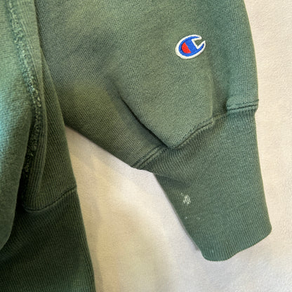 90's Champion Reverse Weave リバースウィーブ IOWA フーディー スウェット グリーン USA製(XXL)/C0946R-SO
