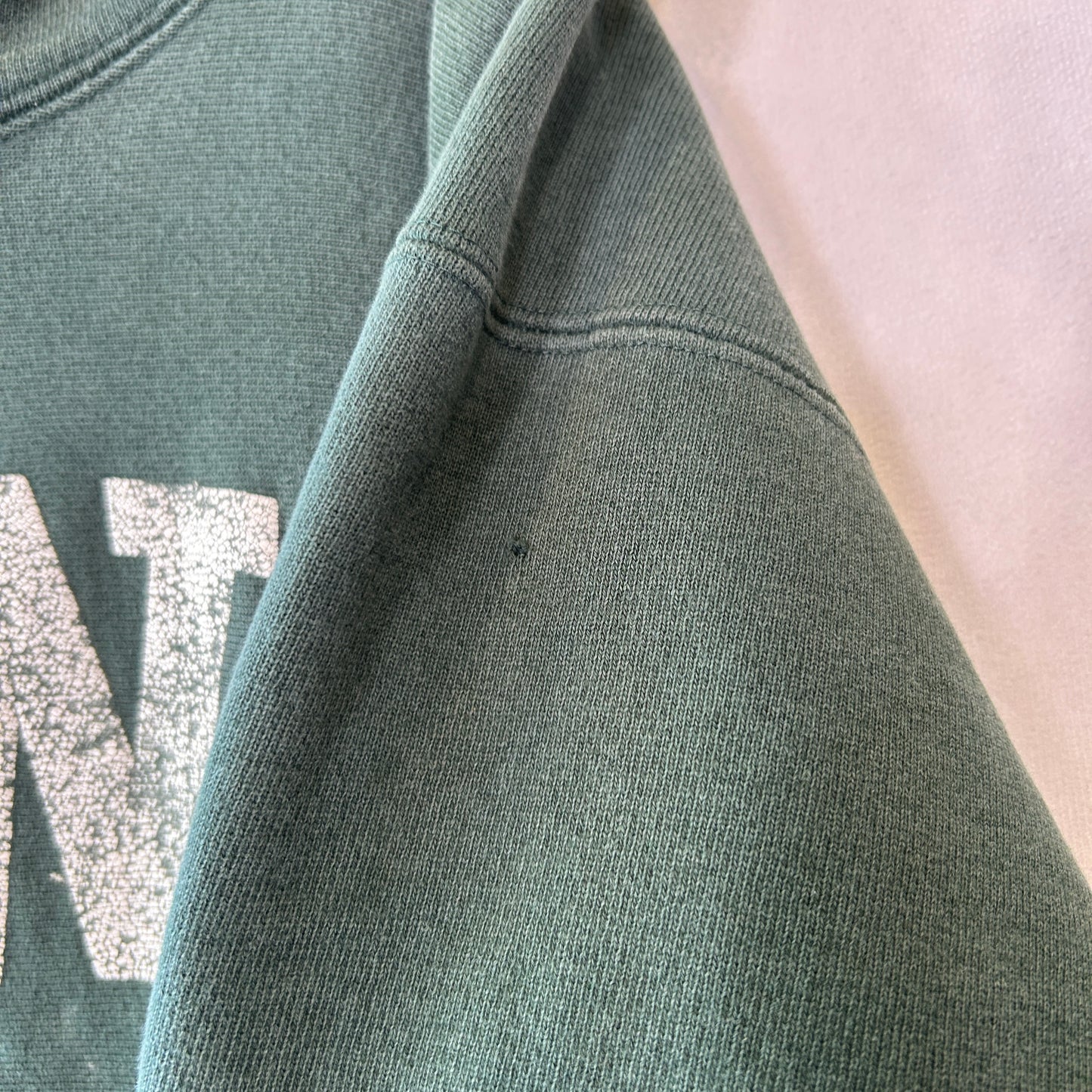 90's Champion Reverse Weave リバースウィーブ IOWA フーディー スウェット グリーン USA製(XXL)/C0946R-SO