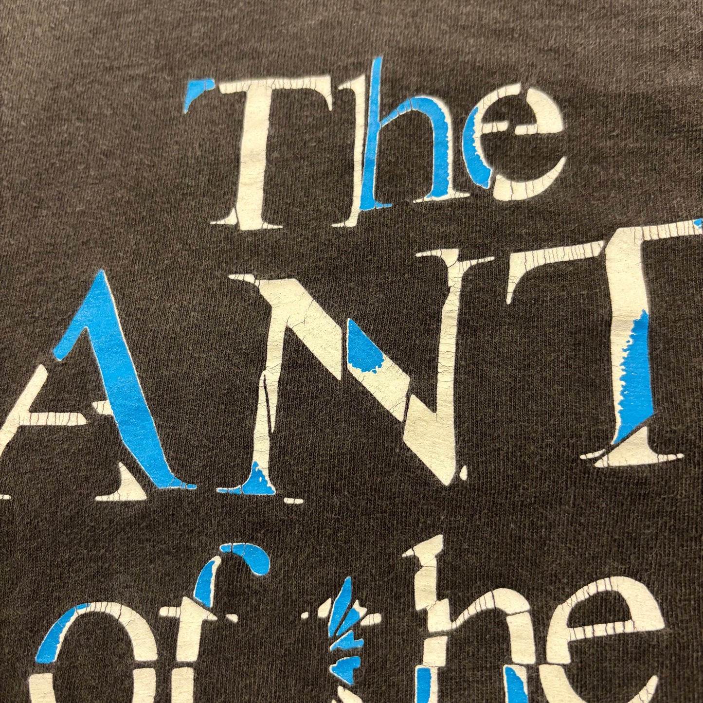 90's The PHANTOM of the OPERA オペラ座の怪人 Tシャツ 黒 (サイズ不明) /B3517T-SO