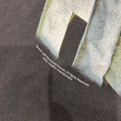 90's STAR TREK スタートレック ムービーTシャツ 黒(XL)/A6995T-SO