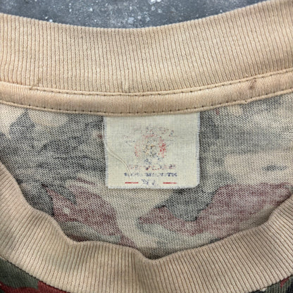 90's CAMEL ラクダ 迷彩柄 カモ柄 Tシャツ (XL) /B3518T-SO