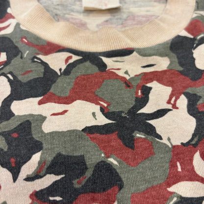90's CAMEL ラクダ 迷彩柄 カモ柄 Tシャツ (XL) /B3518T-SO