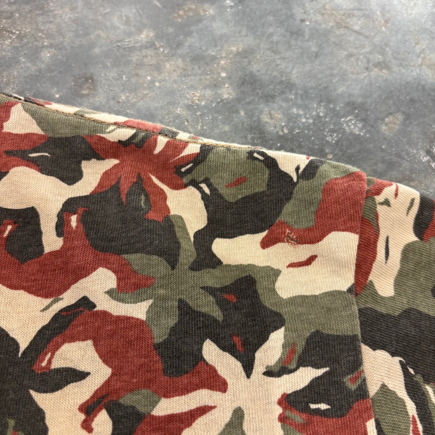 90's CAMEL ラクダ 迷彩柄 カモ柄 Tシャツ (XL) /B3518T-SO