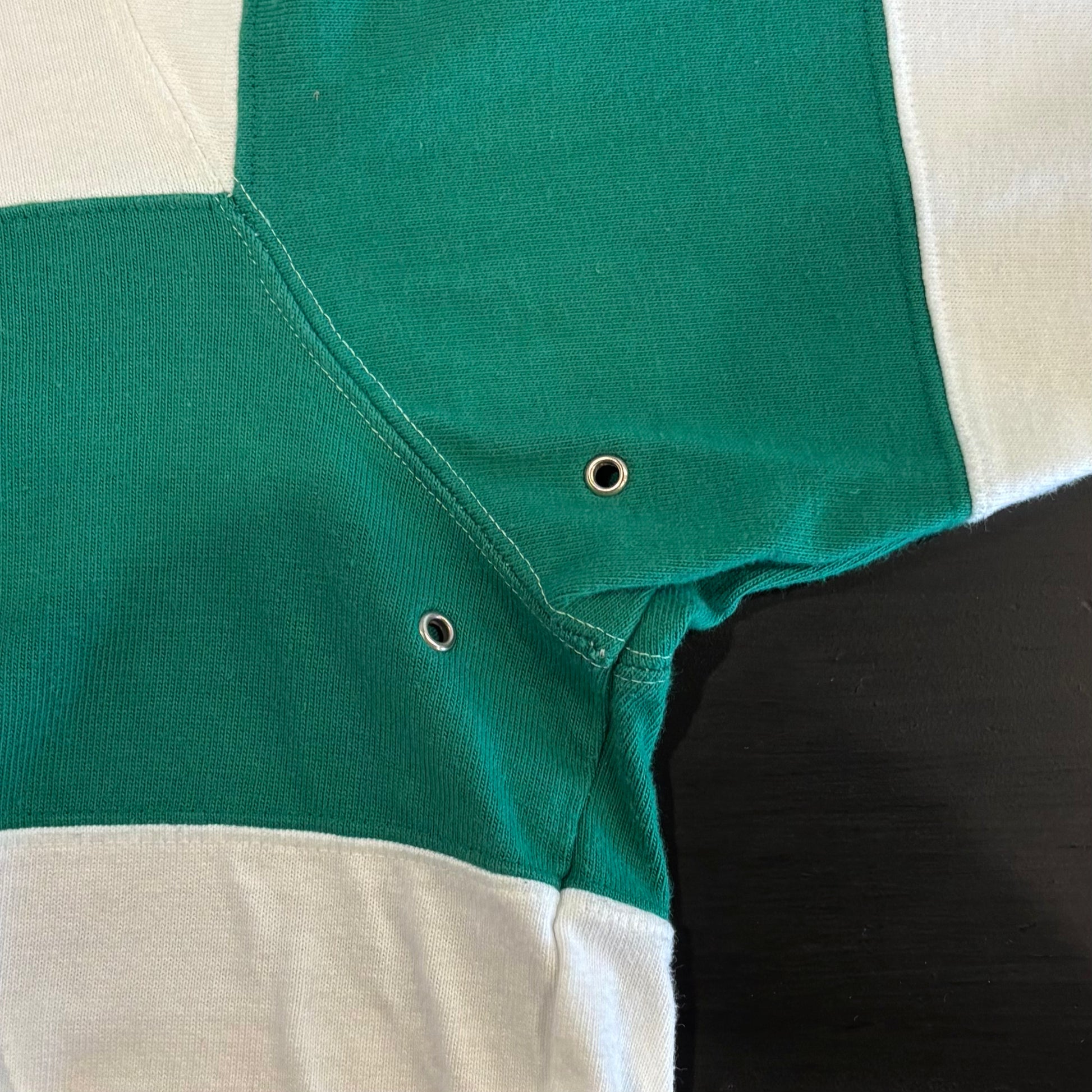 00's Polo by Ralph Lauren Rugger shirt ラガー・シャツ 緑白 (XL 00's Polo by Ralph Lauren Rugger shirt ラガー・シャツ 緑白 (XL