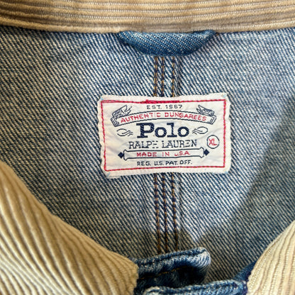 80's~90's Polo Ralph Lauren ラルフローレン デニムトラッカージャケット (XL)/C1727J-SO