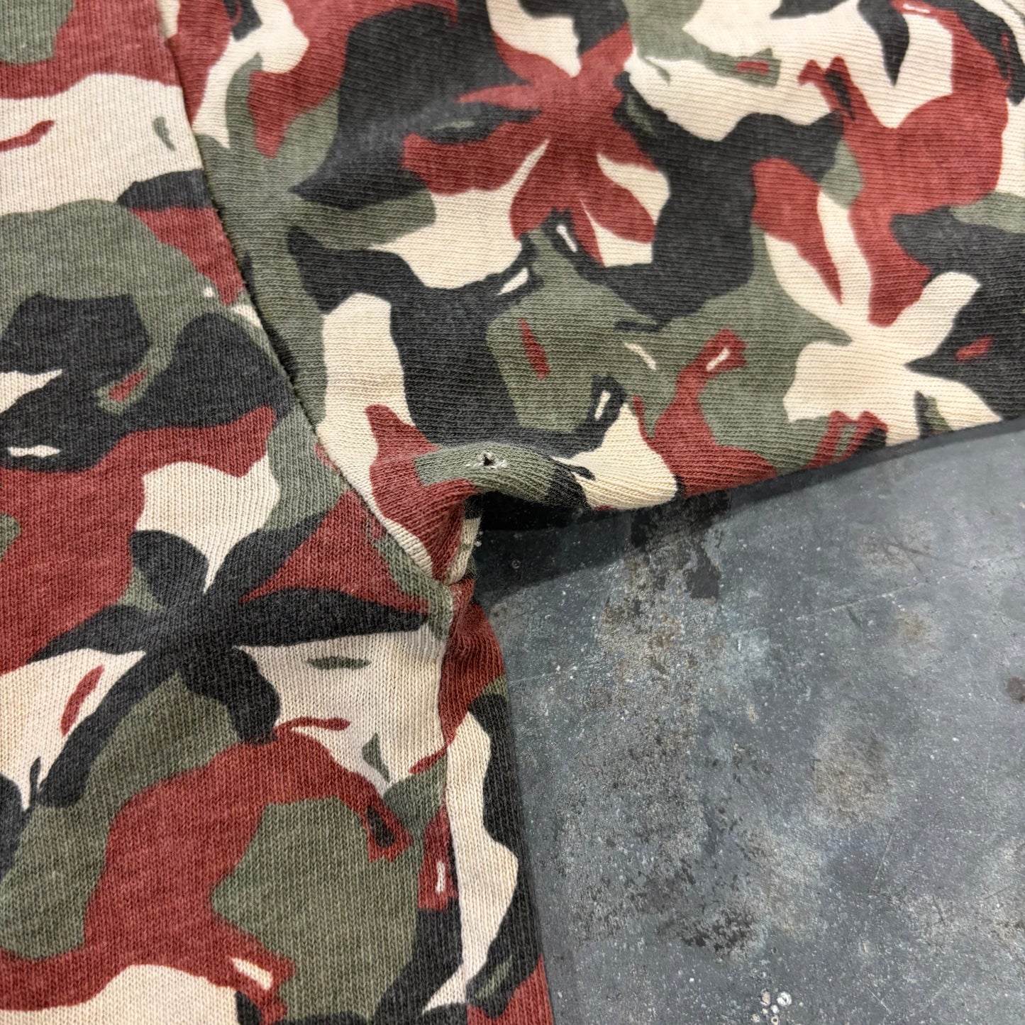 90's CAMEL ラクダ 迷彩柄 カモ柄 Tシャツ (XL) /B3518T-SO