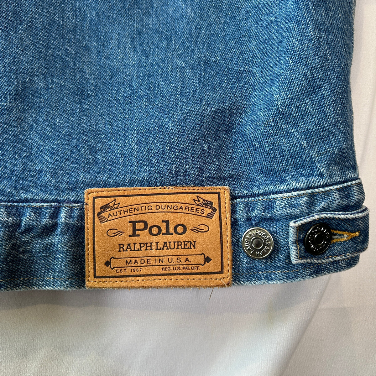 80's~90's Polo Ralph Lauren ラルフローレン デニムトラッカージャケット (XL)/C1727J-SO
