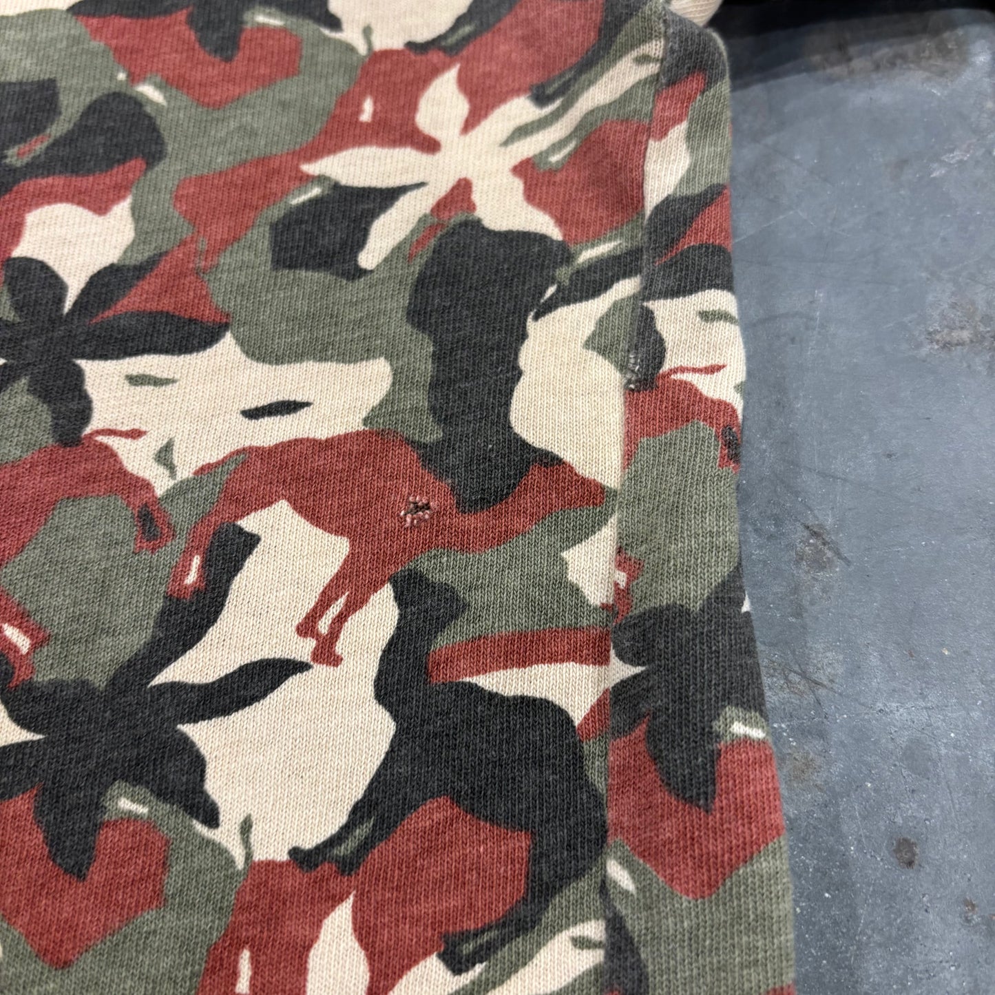 90's CAMEL ラクダ 迷彩柄 カモ柄 Tシャツ (XL) /B3518T-SO