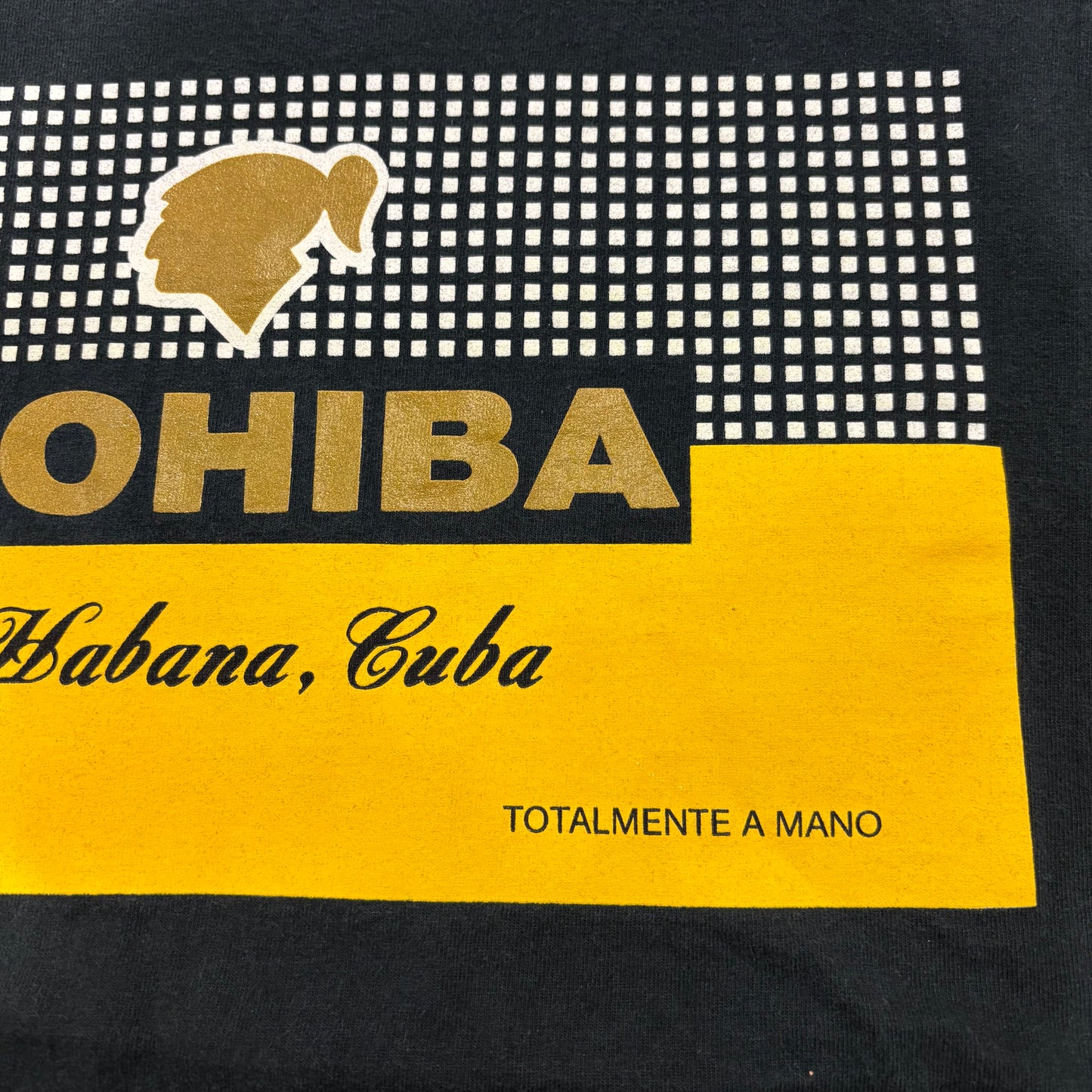 00's anvil COHIBA 葉巻 企業 Tシャツ 黒 (XL) /C0425T-SO