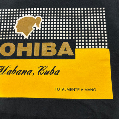 00's anvil COHIBA 葉巻 企業 Tシャツ 黒 (XL) /C0425T-SO