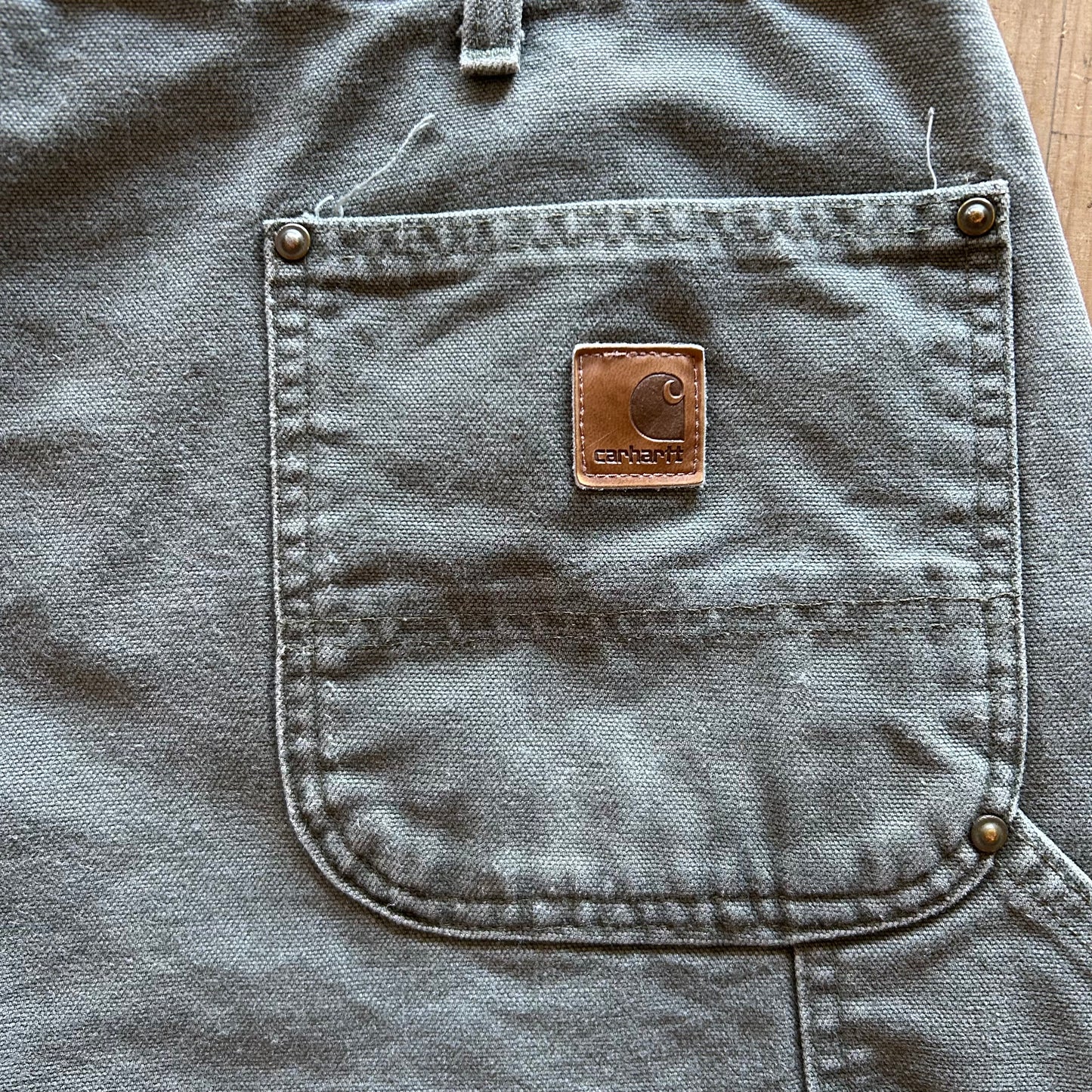 00's Carhartt カーハート ダブルニーパンツ モスグリーン(38× 34)/A6079P-SO