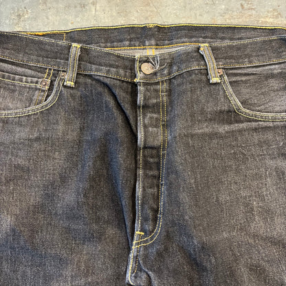 Levi's リーバイス 501 ブラックデニムパンツ (38×30)/B3521P-SO