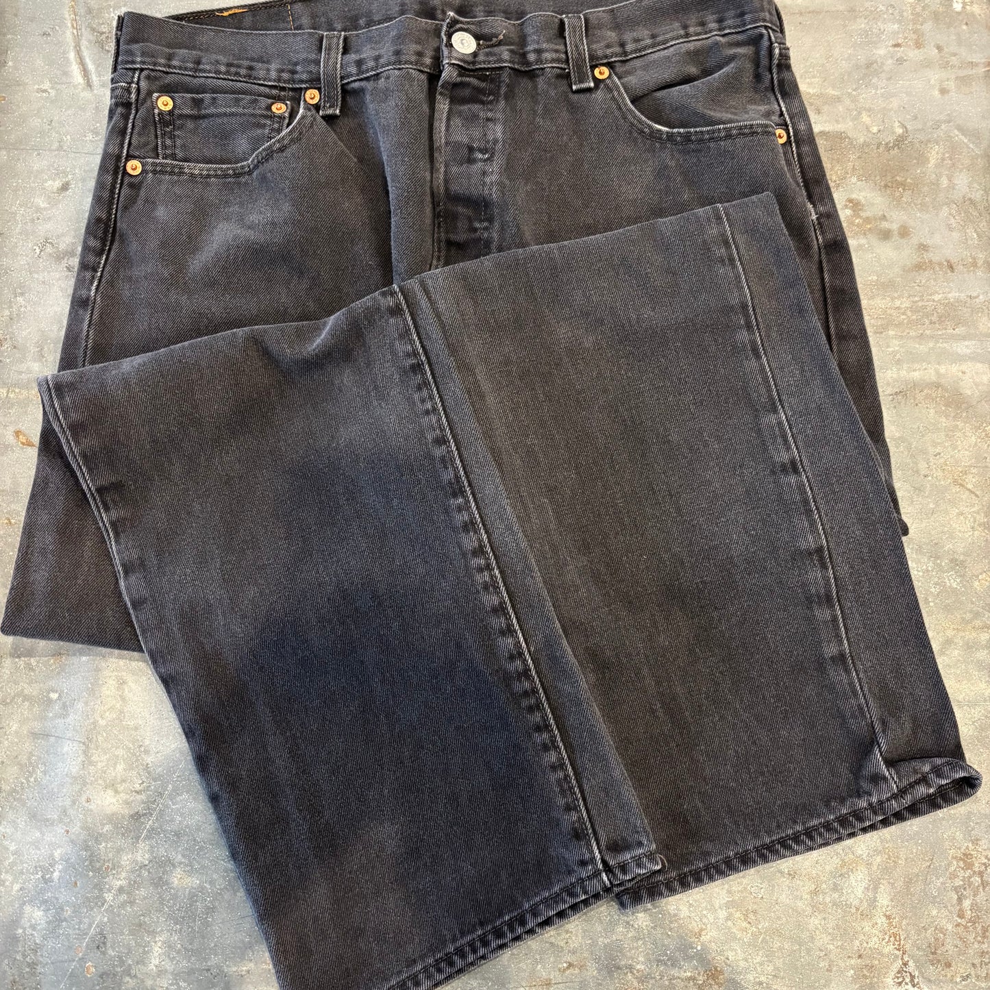 00's Levi's リーバイス 501 ブラックデニムパンツ (36×32)/A9858P-SO