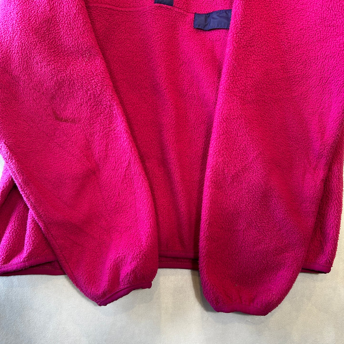 90's Patagonia パタゴニア スナップT フリースプルオーバー マゼンタ (XL)/C0080F-SO