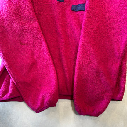 90's Patagonia パタゴニア スナップT フリースプルオーバー マゼンタ (XL)/C0080F-SO