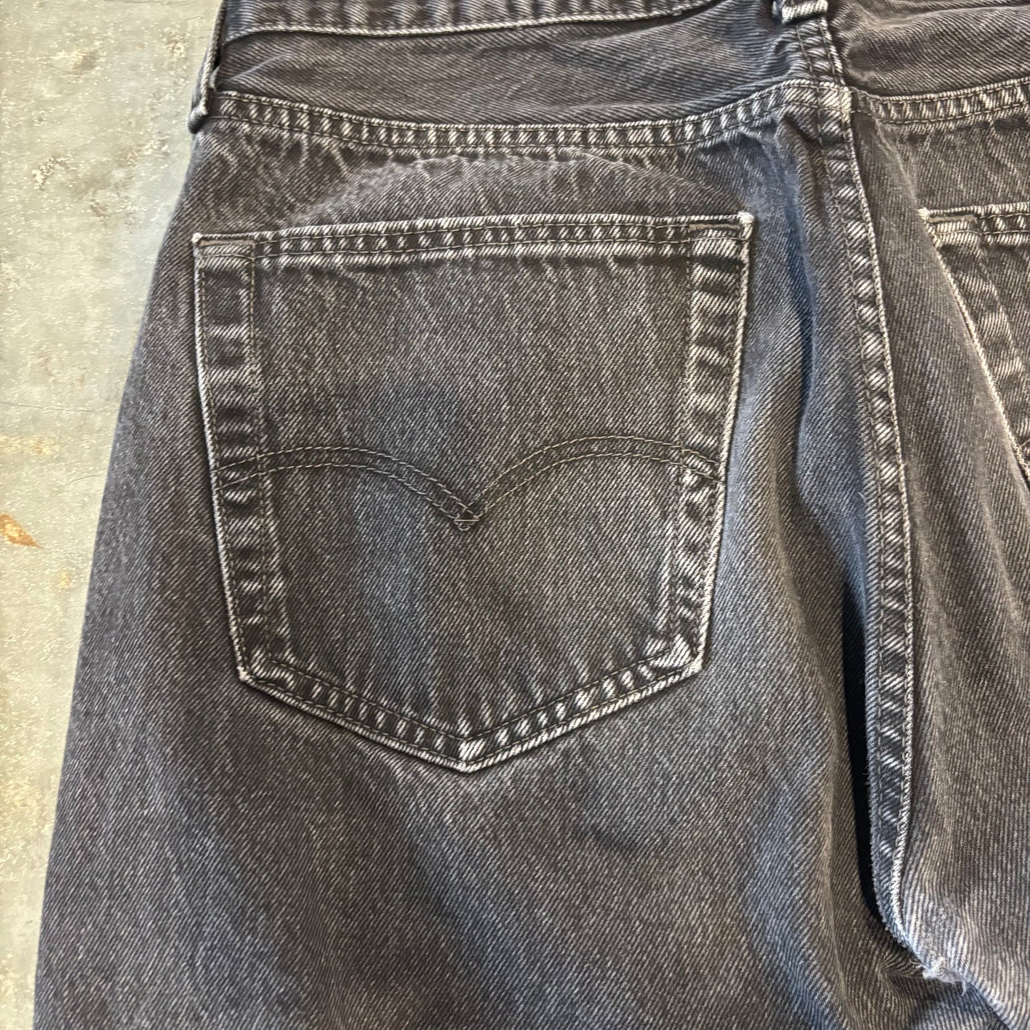 00's Levi's リーバイス 501 ブラックデニムパンツ (36×32)/B3502P-SO