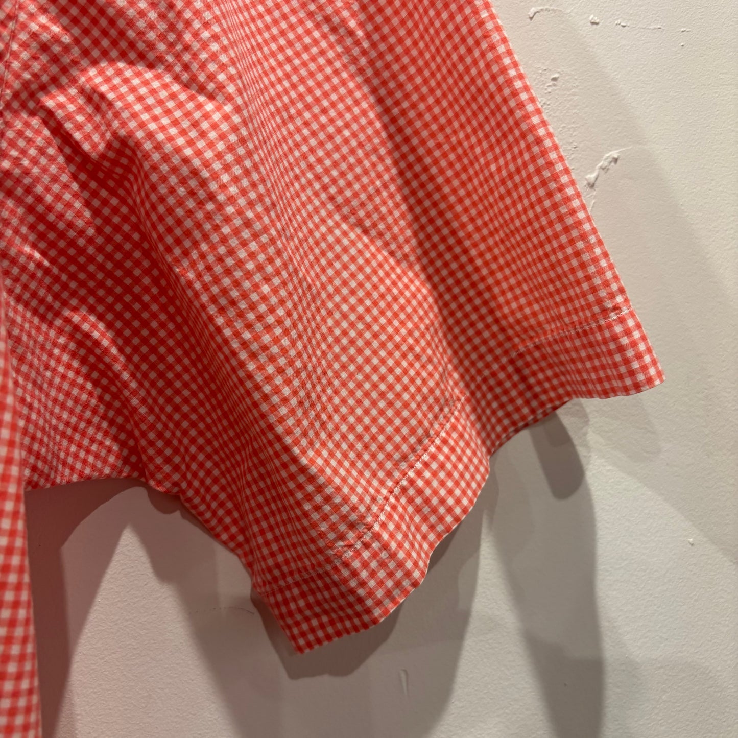 90-00's Polo by Ralph Lauren ラルフローレン CLASSIC FIT ボタンダウン ギンガムチェック柄 半袖シャツ(XL)/B3944SH-S