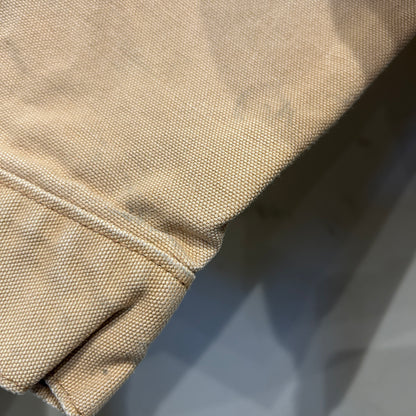 90's~ Carhartt カーハート ダック地 トラッカージャケット ベージュ (サイズ不明)/C1572J-SO